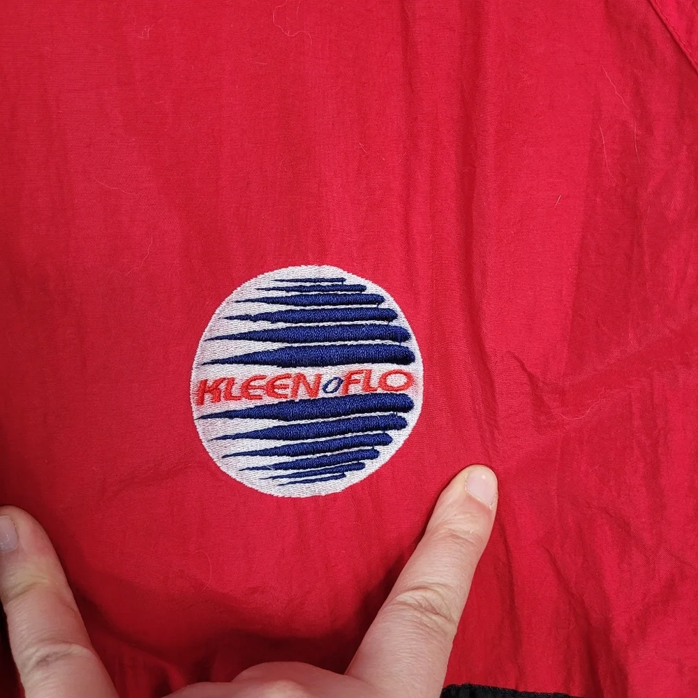 Vintage Kleen Flo red and blue colourblock jacket - Picture 4 of 16
